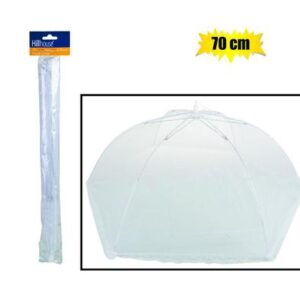 Foodcover hexagonal 70cm white hillhouse