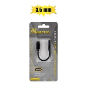 Earphone adapter lightning to 3.5mm jack