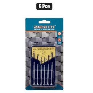 Screwdriver-set precision 6pce pl-box