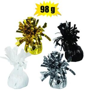 Helium balloon weight 98g assorted cols