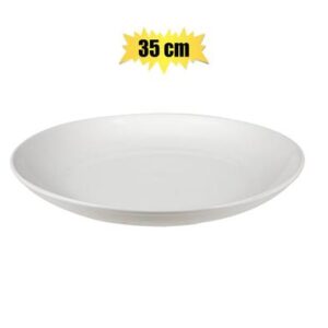 Serving platter ceramic 35x4cm round