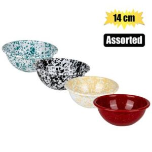 Mixing bowl enamel 14cm