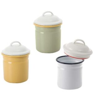 Cannister enamel 8cm