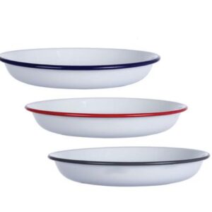 Plate enamel 24cm pasta