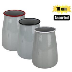 Utensil holder enamel 11cm high