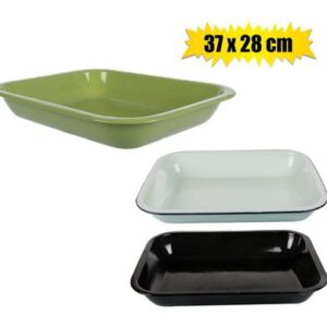 Baking pan 37x28cm enamel