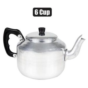 Teapot aluminium 6-cup