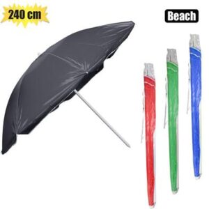 Umbrella-beach 240cm diam thick rib