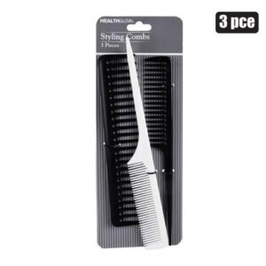 Hair comb plastic 3pc styling