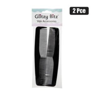 Hair comb plastic 2pc family
