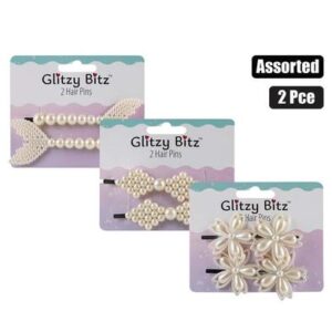 Hair clips fashion pins asstd 2pce