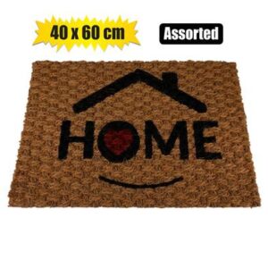 Doormat coir asstd latex back 40x60cm