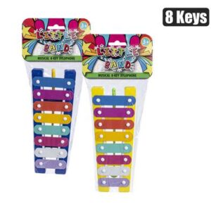 Musical percussion xylophone 8 key asstd