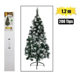 Xmas tree 1.2m green (200 tips) frosted