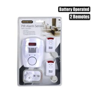 Alarm pir with 2 remotes b/o