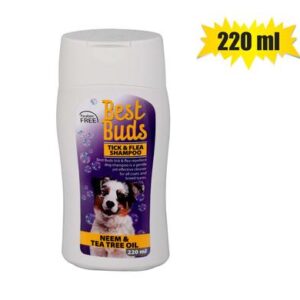 Best buds tick & flea shampoo 220ml