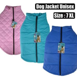 Pet dog jacket with zip unisex-7xl