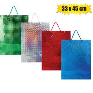 Gift-bag hologram jmb 33x45cm gloss