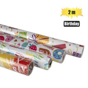 Gift-wrap 700mmx2m birthday