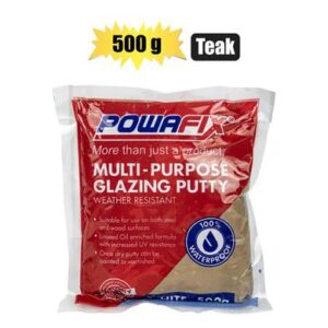 Powafix putty multi-purpose teak 500g