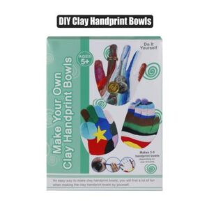 Art+craft diy clay handprint bowls