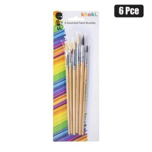 Art+craft paint brushes artist 6pce