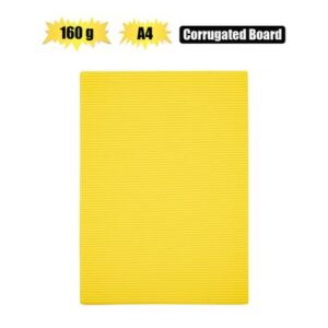 Art+craft a4 corrugated board 160gsm yel