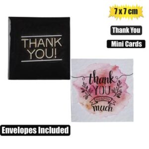 Card & env mini thank you designs