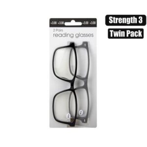 Reading glass twin packs strngth:3