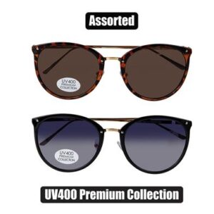 Sunglass pre/lds metal cateye