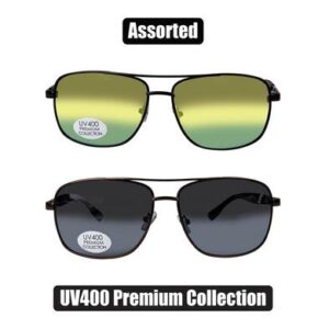 Sunglass pre/mens sq aviator