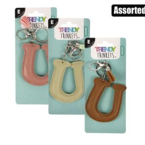 Keychain alpha faux-leather u