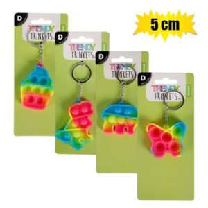 Keychain bubble popping fun 5cm