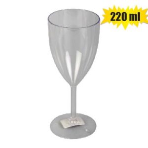 Wine glass styrene 220ml