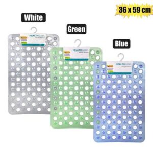 Bathmat silicone asstd colours 36x59cm
