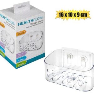 Basket self adhesive 16x10x9cm