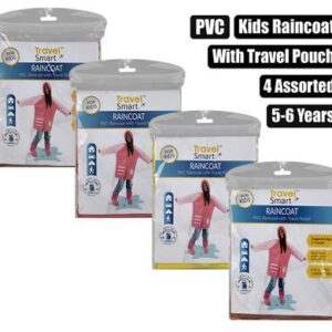 Raincoat kids pvc size 5-6 characters