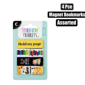 Magnet bookmark assorted 4pc