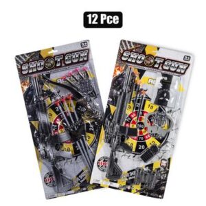 Gun rifle suction dart set