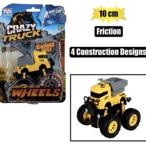 Vehicle jeep monster construction 10cm
