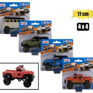 Maisto dinky 4x4 rebels asstd