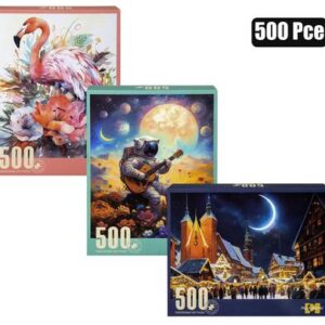 Puzzle jigsaw assorted 500pc