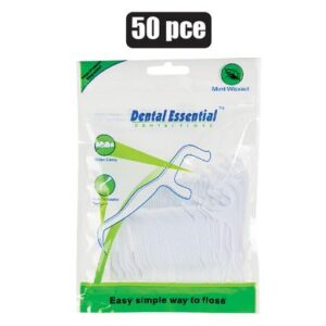 Tooth dental floss picks 50pce