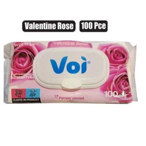 Voi wet-wipes 100pc valentine rose