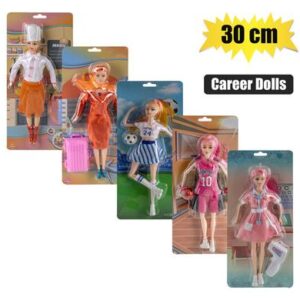 Doll fashion career asstd 30cm