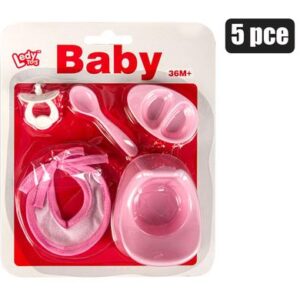 Doll baby accessory set 5pc