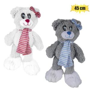 Plush bear w/scarf 45cm