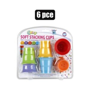 Baby toy edu stacking cups 6pc 25x23cm