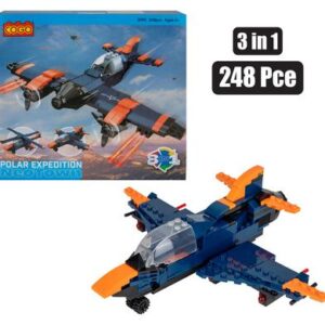 Building blocks cogo aircraft 248pcs