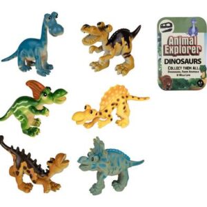 Animals dinosaur cartoon asstd 5-7cm